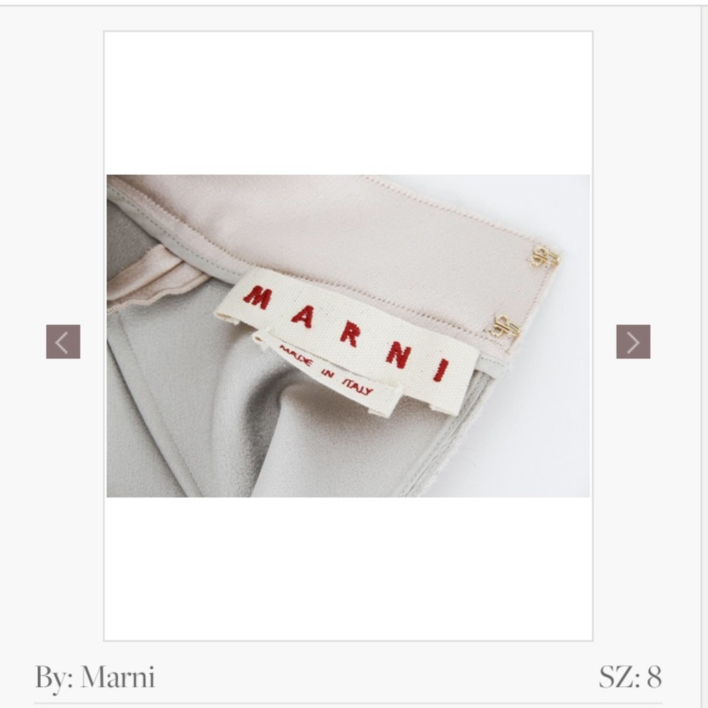 Marni duchess satin crop top - Picture 4 of 5